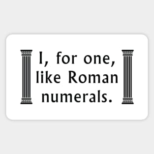 Roman Numerals Sticker